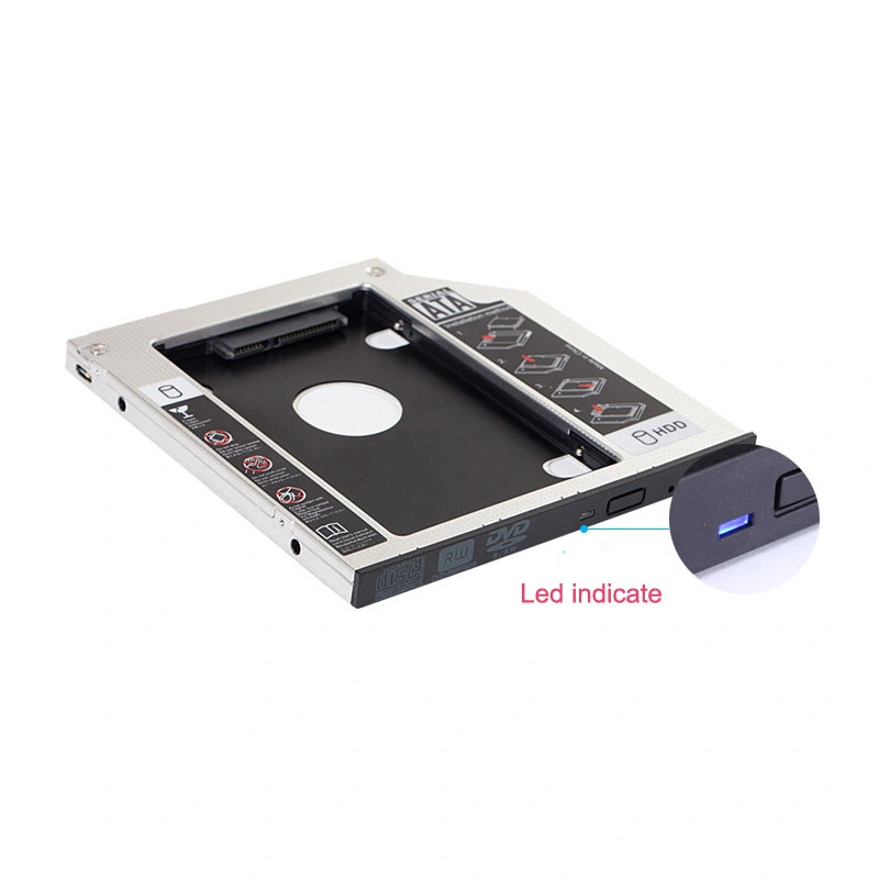 Ae-Ecc9501 Laptop HDD Caddy New PATA IDE to SATA 12.7mm Universal 2ND HD HDD Hard Disk Drive Caddy