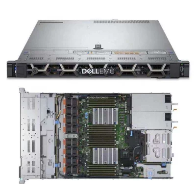 새 제품 Poweredge R640 제온 실버 2X4212 6X16GB RAM 4X4tb Sas H730p 2X750W R640 서버